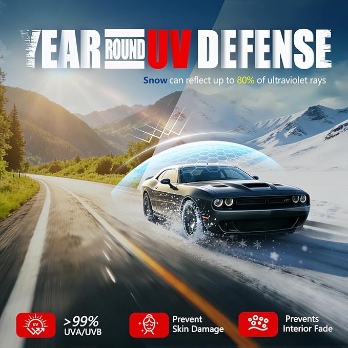Vepagoo Ceramic Car Window Tint Film 35% VLT, 20" x15FT