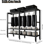 Heavy Duty Portable Wardrobe, Metal Foldable Covered Clothes Rack, 1500LBS, Freestanding Closet System Rolling Garment Rack, 