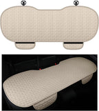 Car Back Seat Cover,Non-Slip & Breathable Bench Seat Cover with Side Pockets for Car Storage & Protecting Interiors,Universal