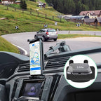 Car Dashboard Tablet Mount for 4-13" iPad Phone, Cuxwill Dash Windshield Tablet Telescopic Holder with Strong Suction Cup for iPad Pro 12.9 10.5 9.7, iPad Air Mini, Samsung Tab, Kindle Fire HD, iPhone