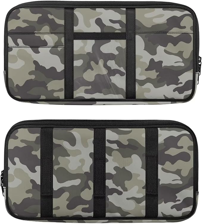 Leopard Car Sun Visor Organizer, Zipper Visor Organizer Storage Pouch, Card Holder, Adjustable Elastic Bands for Most Vehicles, Suvs & Trucks Scratch-Resistant Auto Interior Accessories
