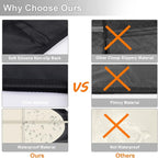 Car Seat Protector,2 Pack Car Seat Protectors Baby Carseat Waterproof Durable 600D Fabric for Child Baby Car Seat Mat Vehicle