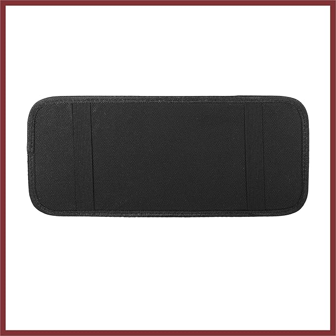 2pcs Car CD Visor Storage Cases Vehicle Sun Visor Organizer with 10 DVD Storage Sleeves Black with White Line Replace Parts