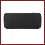 2pcs Car CD Visor Storage Cases Vehicle Sun Visor Organizer with 10 DVD Storage Sleeves Black with White Line Replace Parts