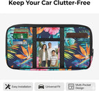 Tropical Plant Car Sun Visor Organizer Fashion Sun Visor Organizer Easy to Store and Install Cars Accessories for Cars, Trucks & SUVs Keep Tidy