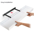 Ballucci Floating Shelves for Wall, 24" Wood Wall Shelf Set of 3, Invisible Brackets Floating Shelf, Decor Living Room, Bathr