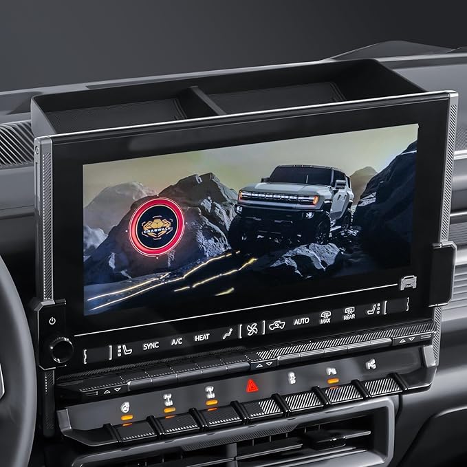 for Hummer EV Dashboard Center Console Organizer 2022 2023 2024 2025 2026 GMC Hummer EV Accessories Armrest Organizer Storage Box Insert Console Dash Tray