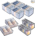 TIGARI Wardrobe Clothes Organizer, Closet Organizer Foldable Drawer Organizer for Clothing, Drawer Dividers for Clothes, Clos