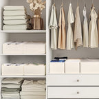 Criusia Drawer Organizer Clothes, 10 Pack Dresser Organizer for Baby Clothes, Underwear, Sock- Foldable Closet Organization a