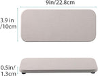 NiuYichee 2 Pcs Water Absorbing Stone Trays, Kitchen/Bathroom Sink Soap Dish, Diatomite Tray Used for Hand Soap & Cosmetic Bo
