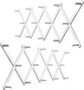WEBI Accordion Wall Hanger,Expandable Wooden Hat Rack for Wall Mounted Coat Rack,Accordion Hat Hooks Holder for Baseball Caps