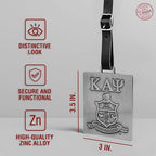 Kappa Alpha Psi Fraternity Paraphernalia - Official Vendor - Luggage Tags - Set of 2 - Greek Letters and Shield