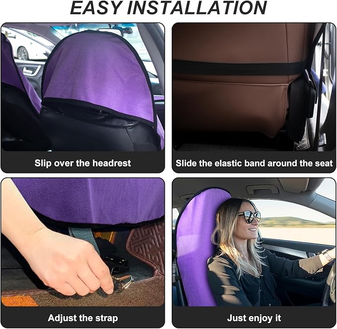 Waterproof Sweating Car Seat Cover for Post Gym Workout, Running, Swimming, Beach and Hiking, Universal Fit Non-Slip Bucket S