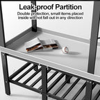 Portable Foldable Wardrobe Closet with Cover – Freestanding Clothes Rack for Bedroom, Metal Garment Organizer with Hanging Ro
