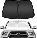 ARISMOTOR Windshield Sun Shade for Toyota Tacoma 2016-2025 2026, Custom Fit Foldable Front Window Sunshade Sun Visor Protector, Block UV Rays Keep Your Car Cooler