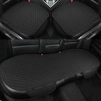 West Llama Linen Car Seat Covers,Bottom Seat Covers for Cars Include 1 Pair Front Driver Seat Pad Mat and 1 Rear Bench Cover 