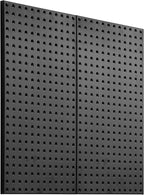 VEVOR Metal Pegboard Panels, 24" x 12" Pegboard, 2 Panels, Heavy Duty Peg Board Wall Organizer with Accessories, for Living R