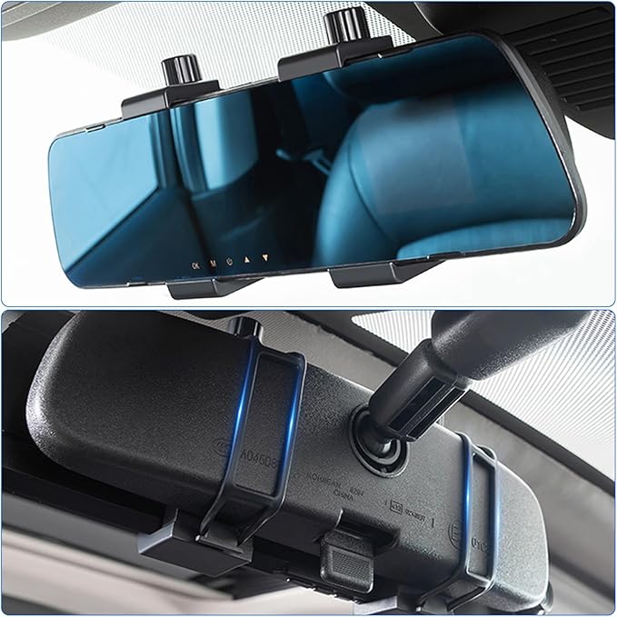 Universal Rearview Mirror Dash Cam Mount - High - Strength, Tool - Free, Adjustable Size