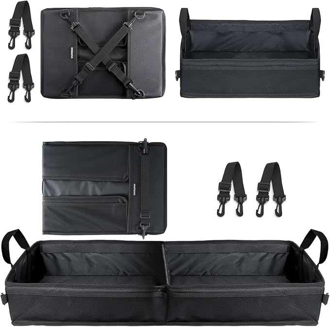 GEEDAR Under Seat Storage Truck Tool Box Organizer for Truck Underseat Storage Ford F150 F250 F350 Chevy Silverado Accessories (3 compartment)