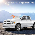 for Dodge RAM 1500 2019-2024 2025 2026 Sun Shade Sunshade Windshield Cover - 4 Layers Front Window Shade for RAM1500 2Dr RegularCab 4Dr QuadCab CrewCab MegaCab Pickup Sun Visor Car Accessories