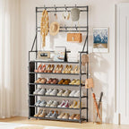 OYREL Shoe Rack 6 Tier Shoes Organizer 24-30 Pairs Shoe Racks for Closet Front Door Entrance Large Capacity Space Saving Shoe