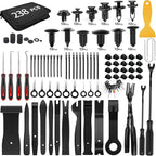 GOOACC 238Pcs Trim Removal Tool, Auto Push Pin Bumper Retainer Clip Set Fastener Terminal Remover Tool Adhesive Cable Clips K