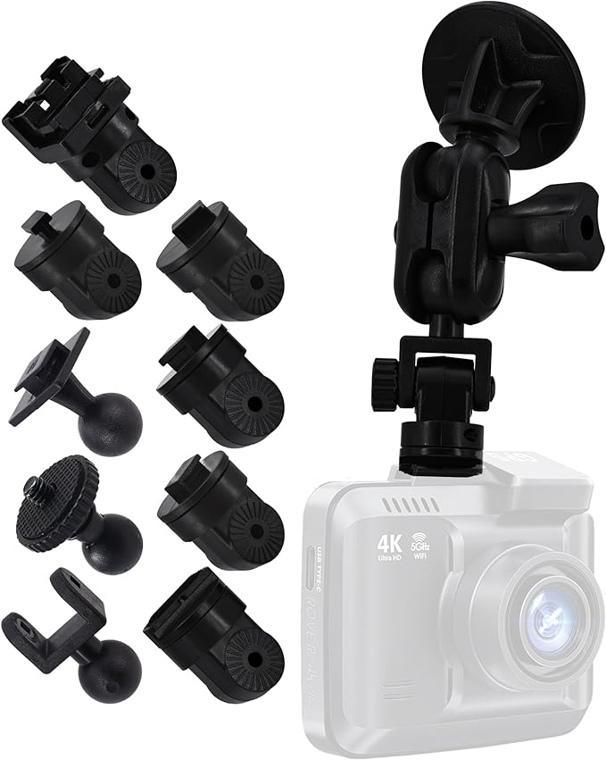 Dash Cam Double Sided Adhesive Mount for Rexing Rove SASINON SUVCON Miden BAEASU Azacvb lensuge DoHonest iZEEKER Galphi BOOGIIO Otovoda Miofive Lensuge zhiroad Neideso Avylet Sticky Mount