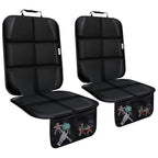 Meolsaek Car Seat Protector for Child Car Seat, Durable 600D Fabric Waterproof Car Seat Cover with Thick Pad Non-Slip Backing