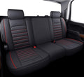 YIERTAI Seat Covers for Silverado Sierra Fit 2007-2024 2025 2026 1500/2500/3500HD Crew Double Extended Cab Waterproof Leather