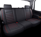 YIERTAI Seat Covers for Silverado Sierra Fit 2007-2024 2025 2026 1500/2500/3500HD Crew Double Extended Cab Waterproof Leather