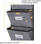 homyfort Over the Door File Organizer Hanging File Folders, Wall Organizers and Storage for Mail, Magazine, Notebooks, Planne