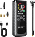GOOLOO GT160 DUAL Tire Inflator Portable Air Compressor, 4X Faster Dual Cylinder & Upgraded Color LED Screen Portable Air Pump for Car Tires, Auto Shut-off Electric Bike Tire Pump with Pressure Gauge