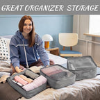 Silkfly 16 Pcs XL Packing Cube for Travel Luggage Organizer Suitcase High Capacity Large Packing Bag Bulk Reusable Mesh Trave