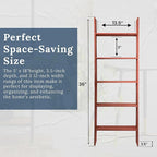 BARNWOODUSA Throw Blanket Ladder – Fully Assembled Reclaimed Wood – Rustic Decorative Ladder for Towels, Quilts, & More – Per