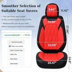 Coverado Car Seat Cover Full Set, Leather Seat Covers for Front and Rear, Waterproof Seat Covers 5 Seats, Luxury Car Seat Pro