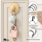 LINFIDITE 10 Pack Hat Rack for wall hat organizer for baseball caps Over Door cap hat hook storage holder hanger display Clos