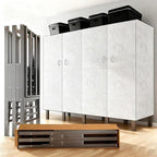Freestanding Heavy Duty Wardrobe Closet with Magnetic Door, Portable Metal Closets, Foldable Wardrobecloset Organizers and St