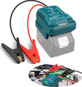 Jump Starter Adapter for Makita 18V Li-ion Battery,Automotive Batteries Booster with 12V Jumper Cable Clamps for 3.5L Vehicles,Portable Car Charger Jump Starter (Battery Not Included)