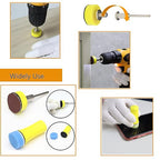 1inch Sandpaper 40-7000grit Sanding Disc with Shank Backer Plate and Soft Foam Buffering Pad Grinding Abrasive Sponge Sanding