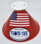 SCRAPER CONE®️ The Original Ice Scraper Made in The USA 10 Colors to Choose from Select Colors to Match Your Favorite Team Snow Removal Magical Frost Removal Funnel Shaped (Orange)