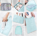 Packing Cubes for Travel - 10 Set Luggage Organizer Bags for Family, Mesh Breathable Travel Packing Cubes for Suitcases Durab