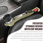 2PCS Car Seat Gap Filler Organizer, Console Side Organizer, Seats Gap Organizer with Phone Holder, Multifunctional Car Seat Filler Gap Space Prevents Things Dropping for Most Vehicles (Beige)