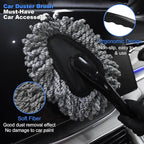 10PCS Car Detailing Cleaning Kit Interior Cleaner, Car Detailing Brushes, Car Duster, Car Cleaning Gel, Microfiber Cleaning C