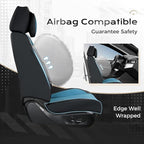 Coverado Seat Covers Full Set, Seat Covers for Cars, 5 Seats Waterproof Nappa Leather Car Seat Covers with Head Pillow, Seat 