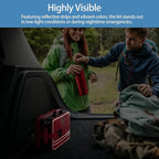Comprehensive First Aid Kit for Home, Premium Emergency Trauma Kits with Shoulder Strap for Car Camping Gear, Waterproof Surv