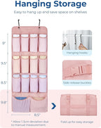 BAGSMART Hanging Compression Packing Cubes for Closet Organizers And Storage, 6 Set Suitcase Organizer Bags Set, Cruise Trave