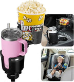Car Cup Holder Expander, 2 in 1 Extra Cup Holder for Car, Double Automotive Holder Extender Adapter, Compatible with Hydro Flask, Yeti, Nalgene, 32/40 oz Large Bottles Drinks Mugs, OtterVerz 11