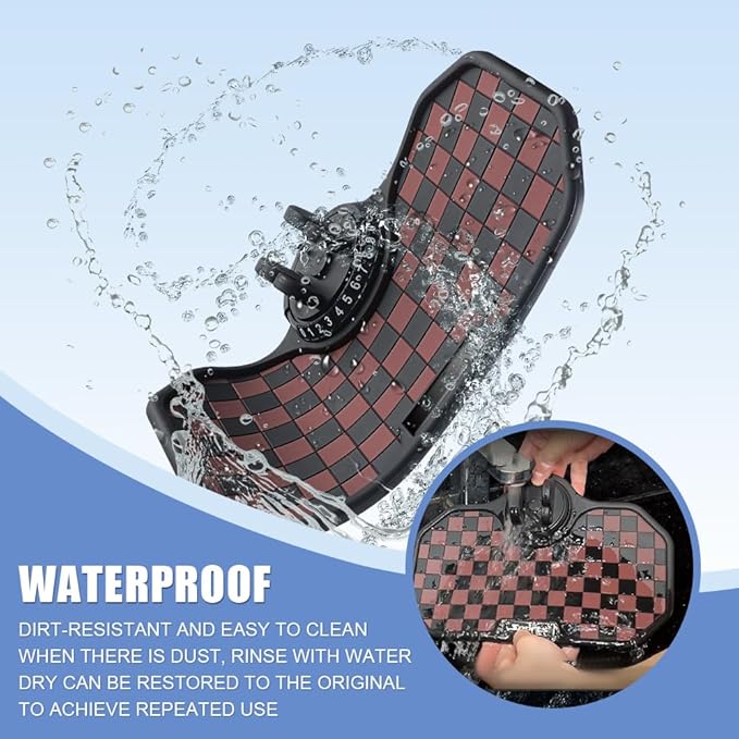 Car Anti Slip Mat Dashboard Tray Decorations Sticky Pad Multi Functional Thickened and Widened Washable with 360° Rotating Un
