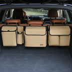 Deluxe Trunk and Backseat Organizer for Medium or large size SUVs & RVs, Detachable Storage Modules with Built-in Cooler,