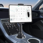 APPS2Car Tablet Holder for Car, Cup Holder Tablet Mount for Truck, Height Adjustable iPad Car Holder with 9.9" Wide Clamp for 4.7-13" iPad Pro Air Mini, Galaxy Tab, iPhone, Cell Phone